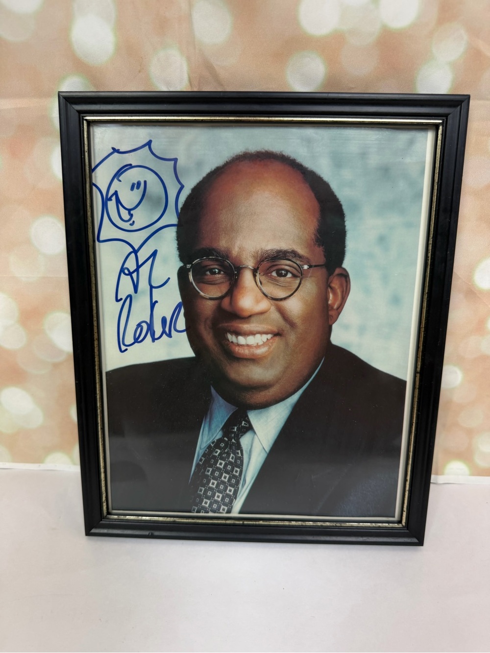 Television Personality Al Roker Signed 8 x 10 Framed Photo